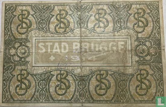 Brügge 1 Franken 1914 (2 Unterschriften) - Bild 2