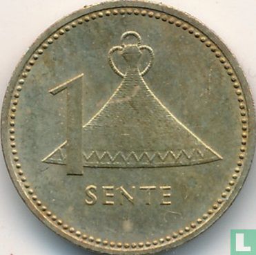 Lesotho 1 sente 1983 - Image 2