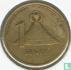Lesotho 1 sente 1985 - Afbeelding 2