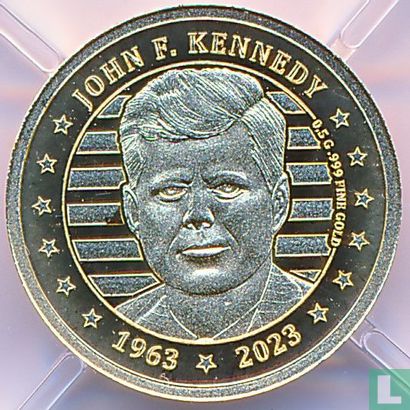 Congo-Brazzaville 100 francs 2023 (PROOF) "60th anniversary Death of John F. Kennedy" - Image 1