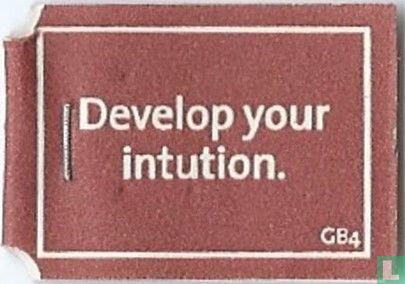 Develop your intution. - Afbeelding 1