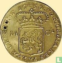 Gelderland 14 gulden 1750 - Afbeelding 1