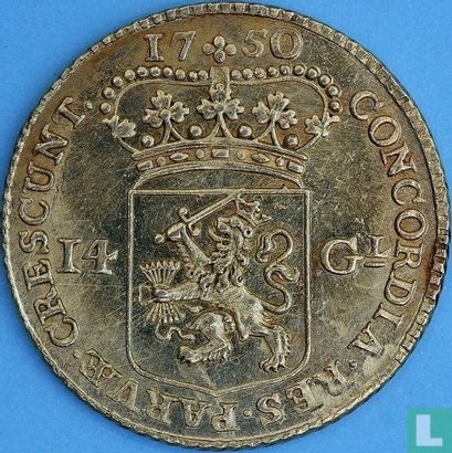 Holland 14 Gulden 1750 - Bild 1