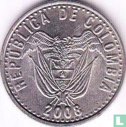 Colombia 50 pesos 2008 (copper-nickel-zinc) - Image 1