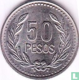 Colombia 50 pesos 2010 (copper-nickel-zinc) - Image 2