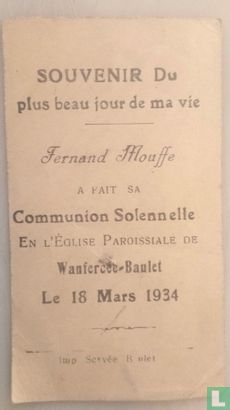 Fernand Mouffe le 18 mars 1934  - Image 2