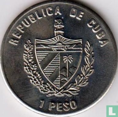 Cuba 1 peso 1995 (type 2) "Pirates of the Caribbean Sea - Mary Read" - Afbeelding 2