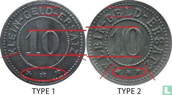 Wangen im Allgäu 10 Pfennig 1918 (Typ 1) - Bild 3