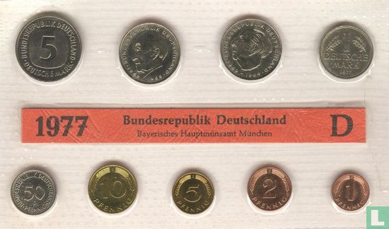 Germany mint set 1977 (D) - Image 1