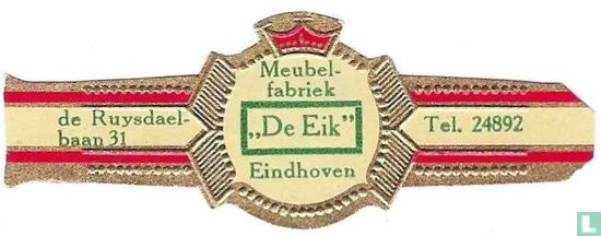 Meubel-fabriek „De Eik"Eindhoven - de Ruysdael-baan 31 - Tel. 24892 - Afbeelding 1