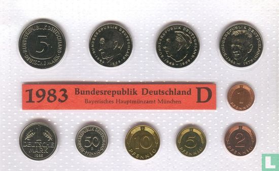 Allemagne coffret 1983 (D) - Image 1