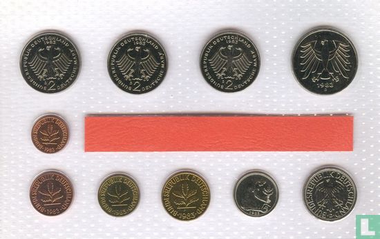 Germany mint set 1983 (D) - Image 2