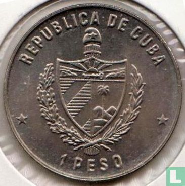 Cuba 1 peso 1982 (type 1) "Don Quixote de la Mancha" - Image 2