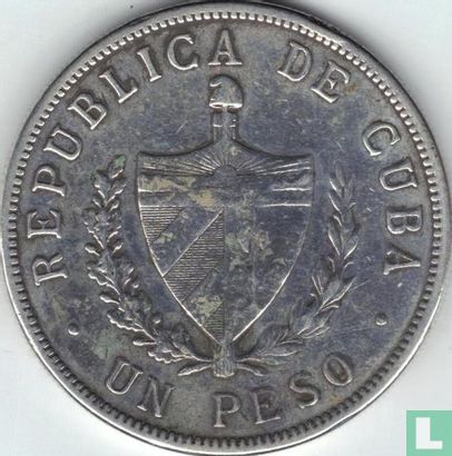 Cuba 1 peso 1933 - Afbeelding 2