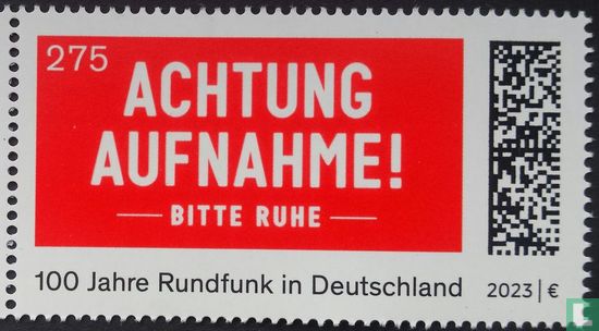 Achtung Aufnahme! 100 years of radio in Germany