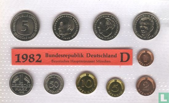 Duitsland jaarset 1982 (D) - Afbeelding 1