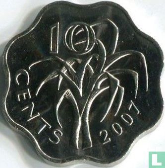 Swaziland 10 cents 2007 - Image 1