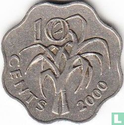 Swaziland 10 cents 2000 - Afbeelding 1