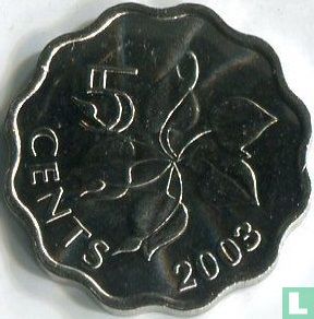 Swasiland 5 Cent 2003 - Bild 1
