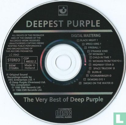 Deepest Purple: The Very Best Of Deep Purple - Image 3