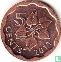 Swaziland 5 cents 2011 - Image 1