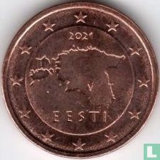 Estonie 2 cent 2021 - Image 1