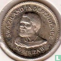 Swaziland 5 cents 1968 (BE) "Independence" - Image 2