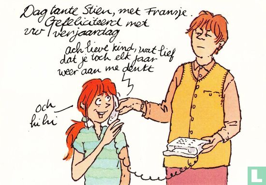 Dag tante Sien, met Fransje. - Image 1