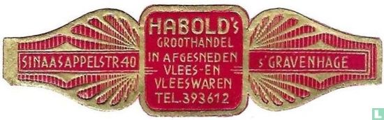 HABOLD's Groothandel in afgesneden vlees en vleeswaren Tel. 393612 - Sinaasappelstr. 40 - 's-GRAVENHAGE - Image 1