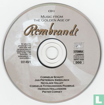 Music from the Golden Age of Rembrandt - Afbeelding 3