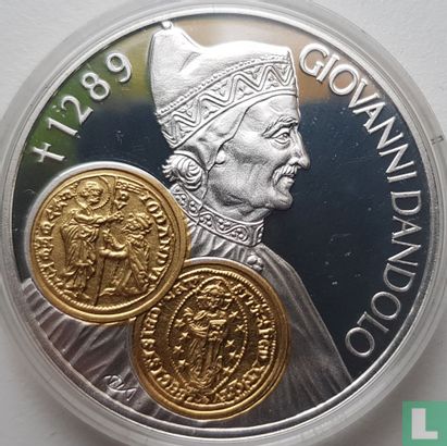 Netherlands Antilles 10 gulden 2001 (PROOF) "Giovanni Dandolo gold ducato" - Image 2