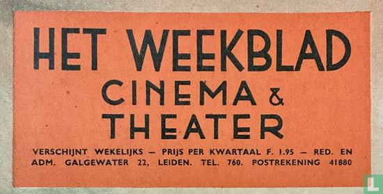 Het weekblad Cinema & Theater 46 - Bild 3