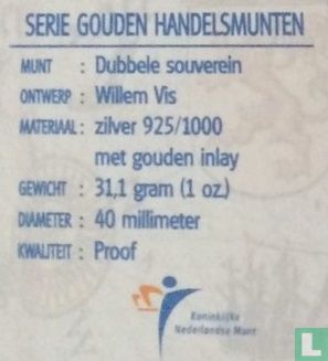 Nederlandse Antillen 10 gulden 2001 (PROOF) "Maria Theresia double sovereign" - Afbeelding 3