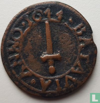 VOC Batavia ½ stuiver 1644 - Afbeelding 1