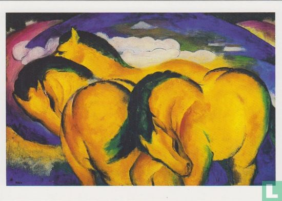 Die kleinen gelben Pferde, 1912 - Afbeelding 1