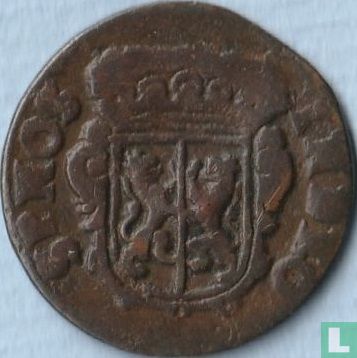 Gelderland 1 duit 1702 (type 1) - Afbeelding 2