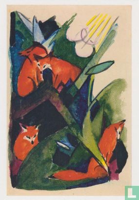 Vier Füchse, 1913 - Afbeelding 1