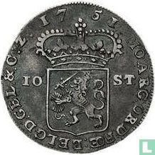 Gelderland 10 stuiver 1751 - Image 1