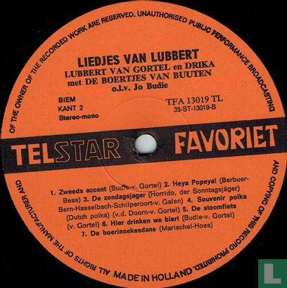 Liedjes van Lubbert - Image 4