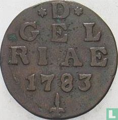 Gelderland 1 duit 1783 - Afbeelding 1