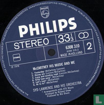 McCartney - His Music - & Me - Afbeelding 4