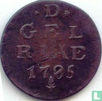 Gelderland 1 duit 1785 - Image 1