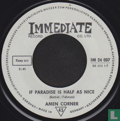 (If Paradise Is) Half as Nice - Afbeelding 3