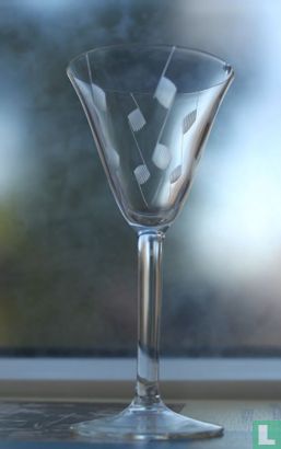 Sherryglas met gravure - Image 1