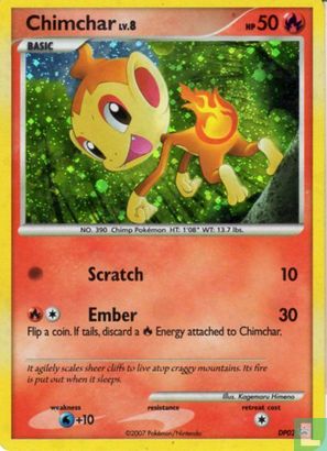 Chimchar (holo) - Afbeelding 1