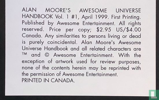 Awesome Universe Handbook 1 - Bild 3