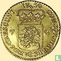West Friesland 7 gulden 1750 - Image 1