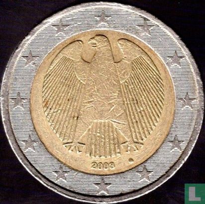 Allemagne 2 euro 2003 (fauté) - Image 1