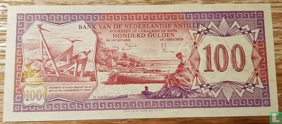 Antilles néerlandaises 100 florins de remplacement (PLNA17.5d.R) - Image 1