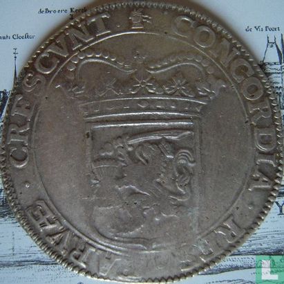 Deventer 1 zilveren dukaat 1662 (Morenkop) - Afbeelding 2